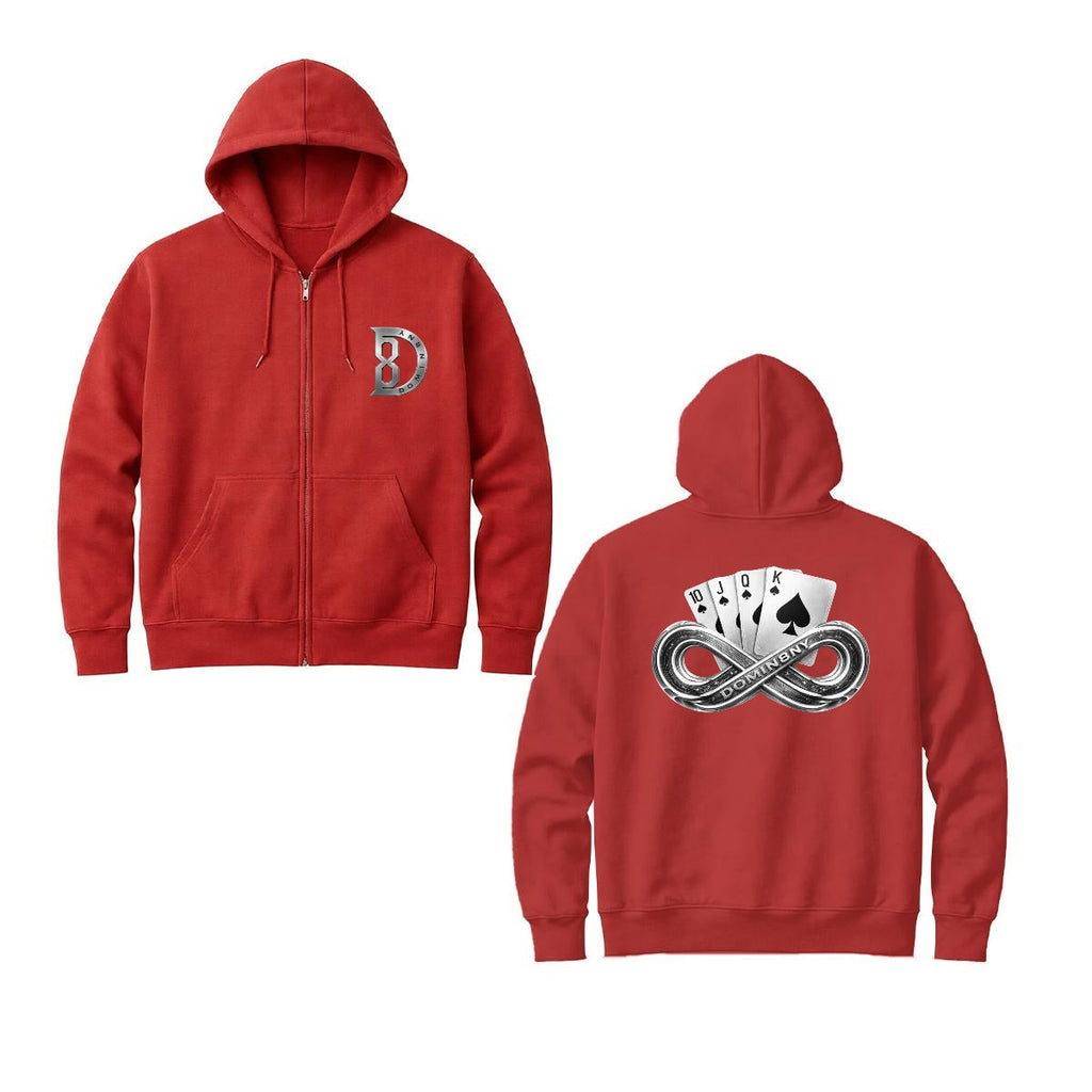 Royal Flush Zip Up Hoodie