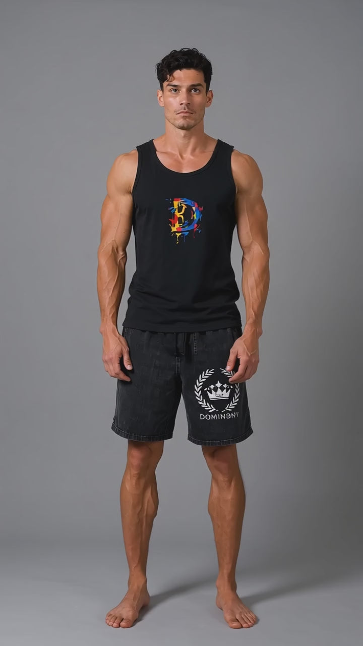 DOMIN8NY Graffiti Crown Tank Top — product image 4
