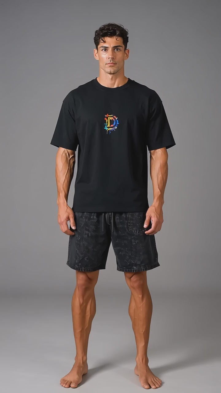 DOMIN8NY Graffiti Dragon Graphic T-Shirt — product image 3