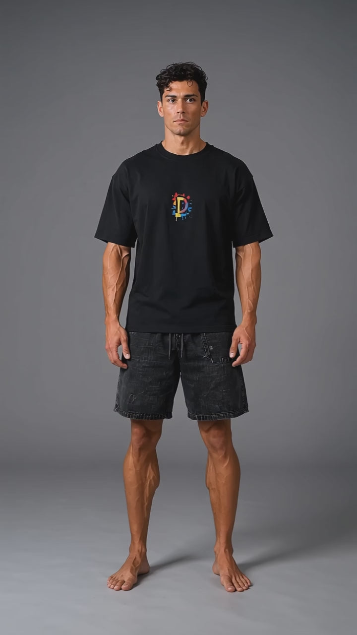 DOMIN8NY Graffiti Crown Graphic T-Shirt — product image 3
