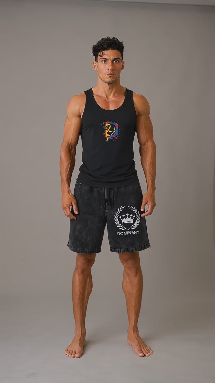 DOMIN8NY Graffiti Dollar Sign Tank Top — product image 4