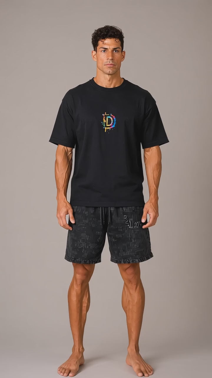 DOMIN8NY Graffiti Dollar Sign Graphic T-Shirt — product image 4