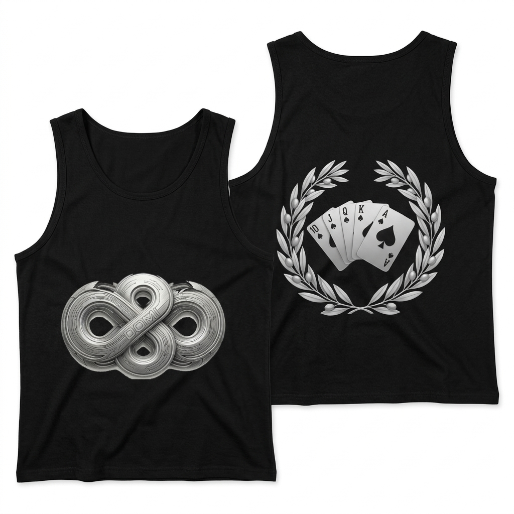 Silver Royal Flush Men‘s Tank Top